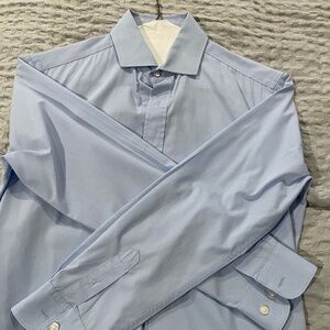 Boys Joseph A Banks Dress Shirt, Light Blue Size 12